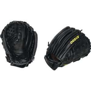 Wilson A1000 Fastpitch 12 1/2 Black Softball Glove   Throws Left 